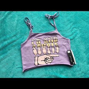 I’m With Stupid Tank Top Current Mood Dolls Kill